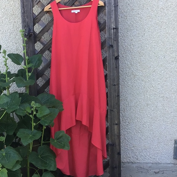 BCBGeneration Dresses & Skirts - BCBG pink/red high low dress simple & beautiful